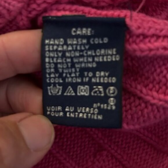 Ralph Lauren Sport Cotton Cable V neck Sweater - Picture 3 of 6